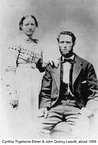 John Quincy and Cynthia Leavitt abt 1869