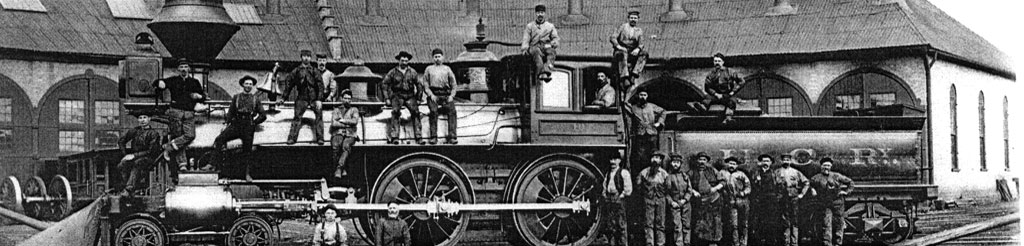 John Julian Leavitt on Locomotive