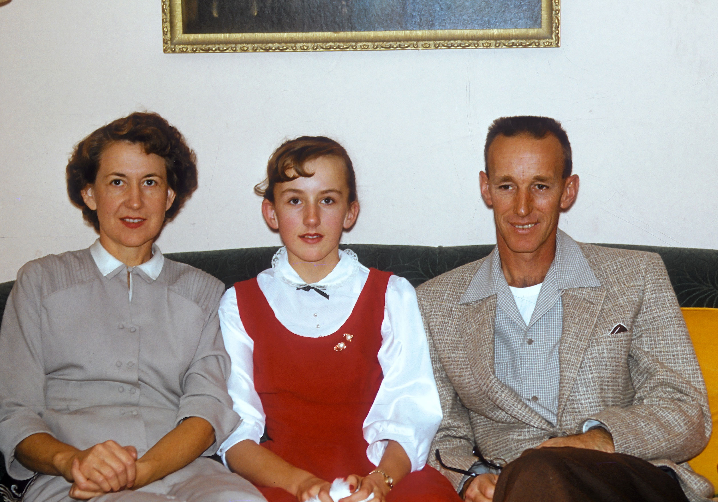 Lucille, Barbara and Dean Leavitt